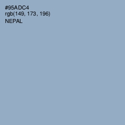 #95ADC4 - Nepal Color Image