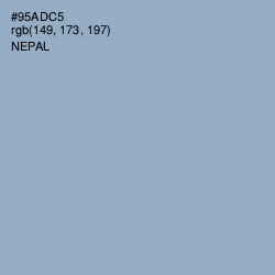 #95ADC5 - Nepal Color Image