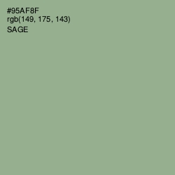 #95AF8F - Sage Color Image