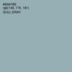#95AFB5 - Gull Gray Color Image