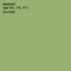 #95B06F - Olivine Color Image