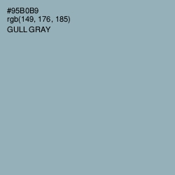 #95B0B9 - Gull Gray Color Image