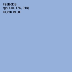 #95B0DB - Rock Blue Color Image