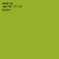 #95B129 - Sushi Color Image