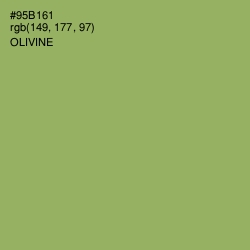 #95B161 - Olivine Color Image
