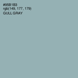 #95B1B3 - Gull Gray Color Image