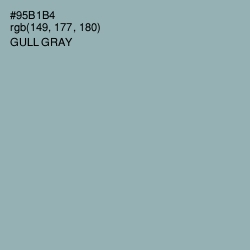 #95B1B4 - Gull Gray Color Image