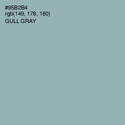#95B2B4 - Gull Gray Color Image