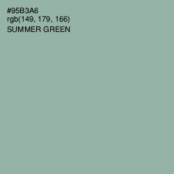 #95B3A6 - Summer Green Color Image