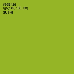 #95B426 - Sushi Color Image