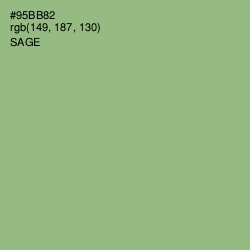 #95BB82 - Sage Color Image