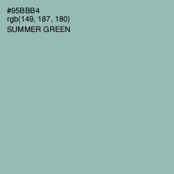 #95BBB4 - Summer Green Color Image
