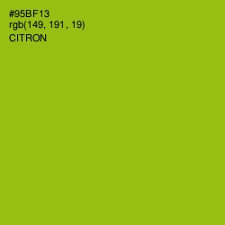 #95BF13 - Citron Color Image