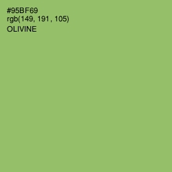 #95BF69 - Olivine Color Image