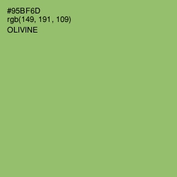#95BF6D - Olivine Color Image