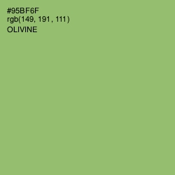 #95BF6F - Olivine Color Image