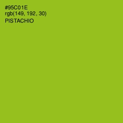 #95C01E - Pistachio Color Image