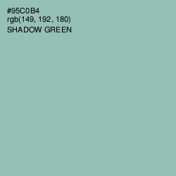 #95C0B4 - Shadow Green Color Image