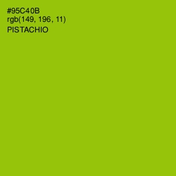 #95C40B - Pistachio Color Image