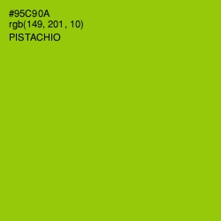 #95C90A - Pistachio Color Image