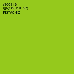 #95C91B - Pistachio Color Image