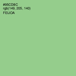 #95CD8C - Feijoa Color Image