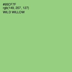 #95CF7F - Wild Willow Color Image