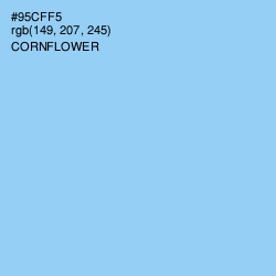 #95CFF5 - Cornflower Color Image