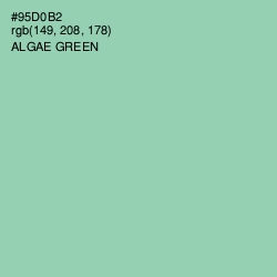 #95D0B2 - Algae Green Color Image
