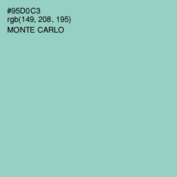 #95D0C3 - Monte Carlo Color Image