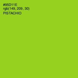 #95D11E - Pistachio Color Image