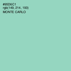 #95D6C1 - Monte Carlo Color Image