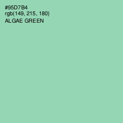 #95D7B4 - Algae Green Color Image