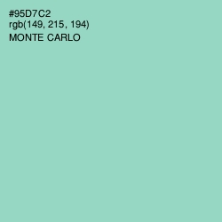 #95D7C2 - Monte Carlo Color Image