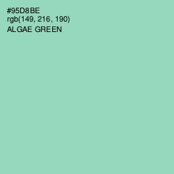 #95D8BE - Algae Green Color Image