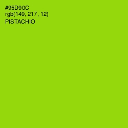 #95D90C - Pistachio Color Image