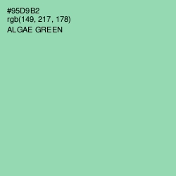 #95D9B2 - Algae Green Color Image