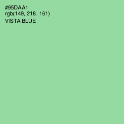 #95DAA1 - Vista Blue Color Image