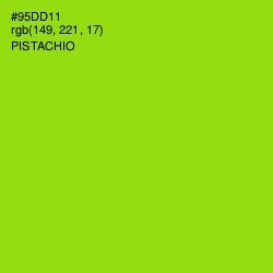 #95DD11 - Pistachio Color Image