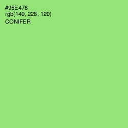 #95E478 - Conifer Color Image