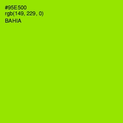 #95E500 - Bahia Color Image