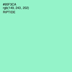 #95F3CA - Riptide Color Image