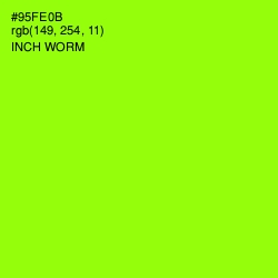 #95FE0B - Inch Worm Color Image