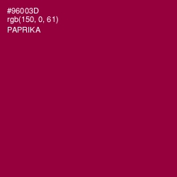 #96003D - Paprika Color Image
