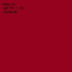 #96011E - Carmine Color Image