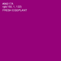 #96017A - Fresh Eggplant Color Image