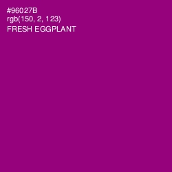 #96027B - Fresh Eggplant Color Image