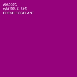 #96027C - Fresh Eggplant Color Image