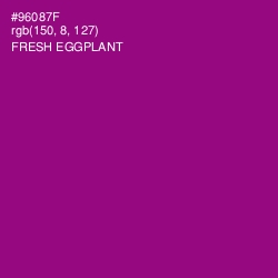 #96087F - Fresh Eggplant Color Image