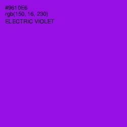#9610E6 - Electric Violet Color Image